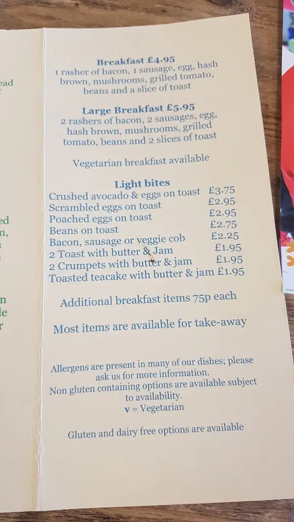 Menu_Caffe Torta_Borrowash_image_3