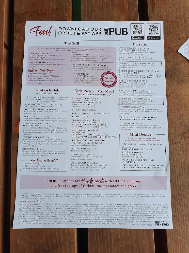 Menu_Queens Head Ockbrook_Borrowash_image_4