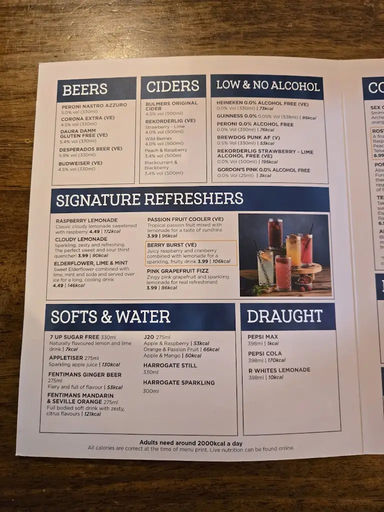 Menu_Highwayman_Adwick le Street_image_2