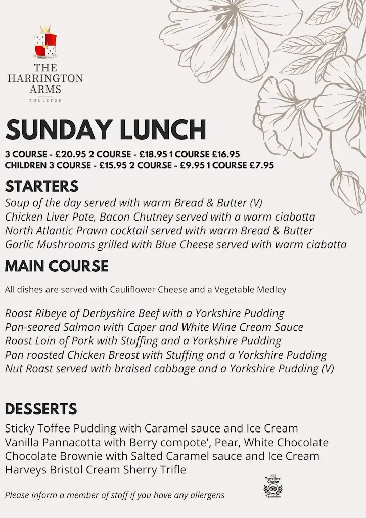 Menu_The Harrington Arms_Borrowash_image_2