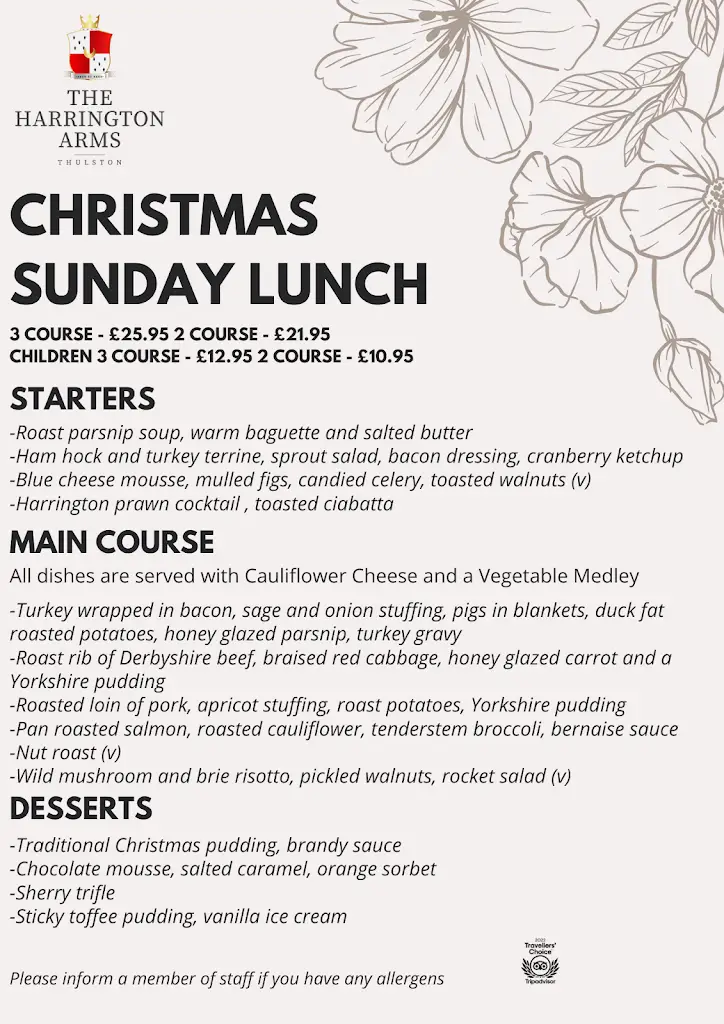 Menu_The Harrington Arms_Borrowash_image_3