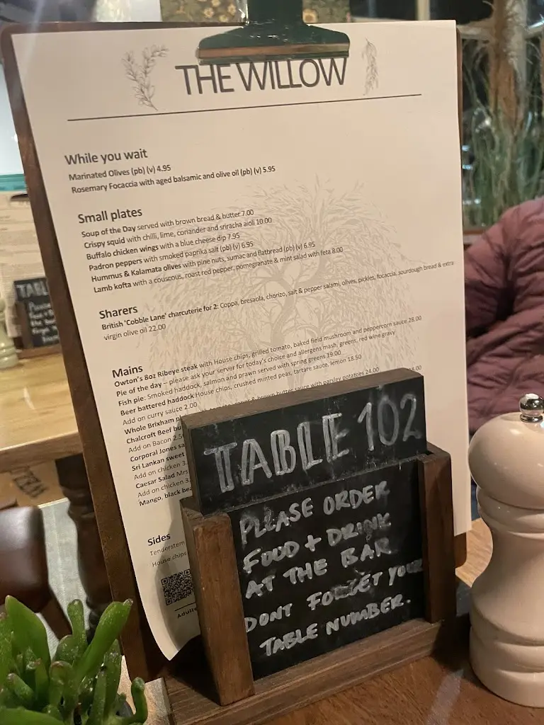 Menu_The Duke of Wellington_Bourton_image_3