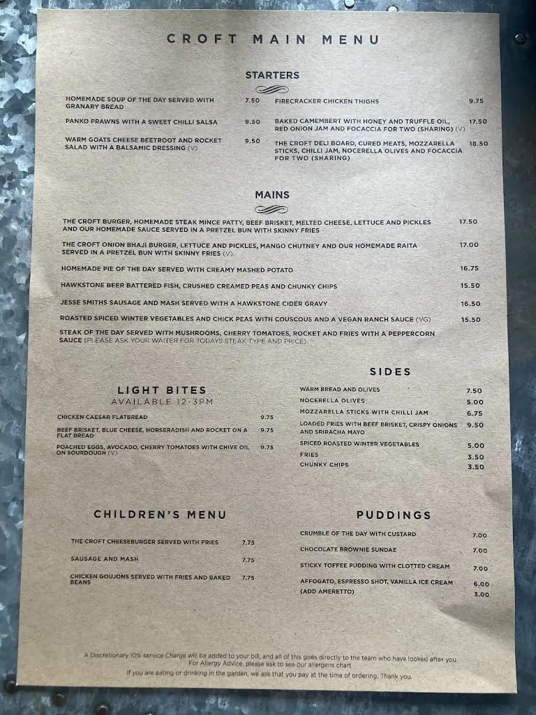 Menu_The Croft Restaurant_Bourton_image_1