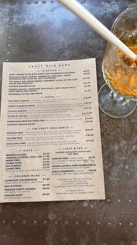 Menu_The Croft Restaurant_Bourton_image_2