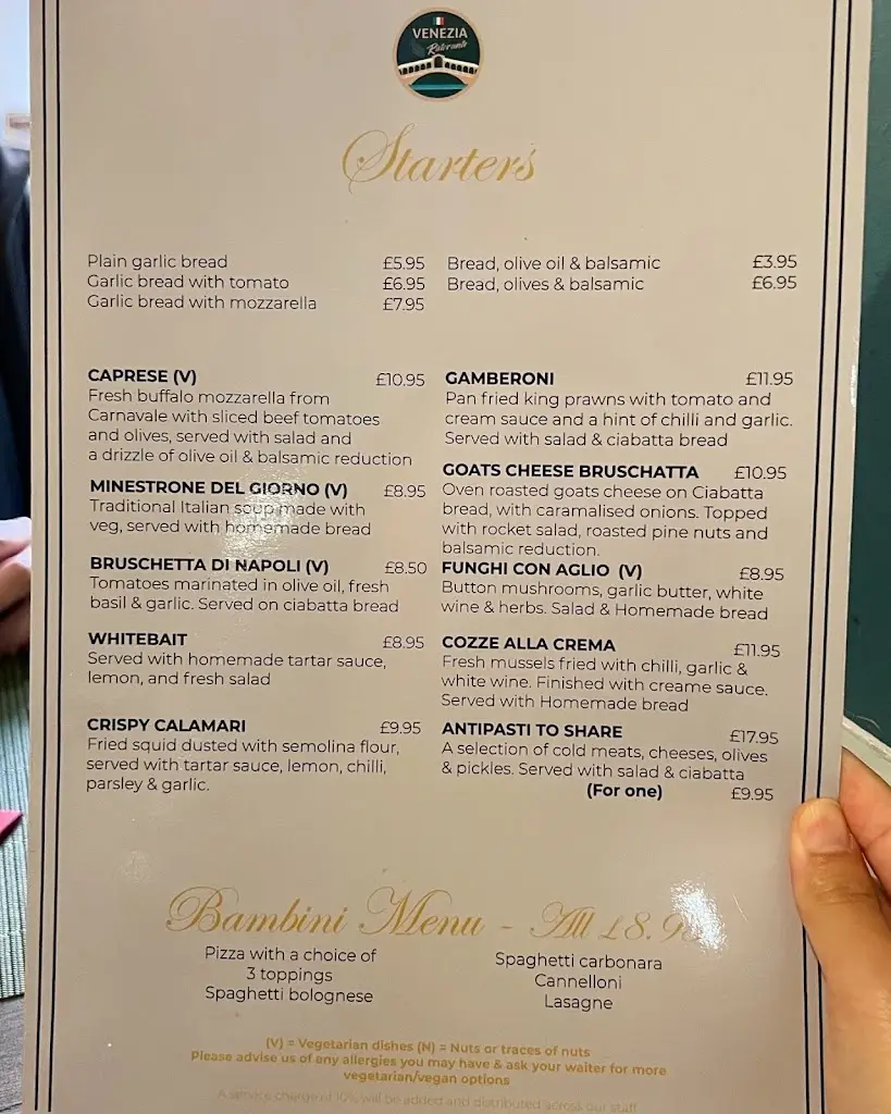 Menu_Venezia Italian Restaurant Bourton_Bourton_image_2
