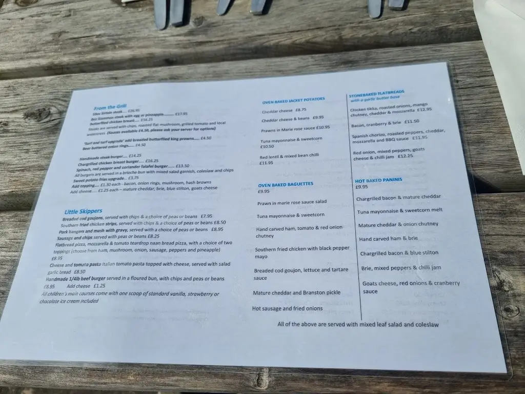 Menu_The Ship Inn_Bovington Camp_image_2