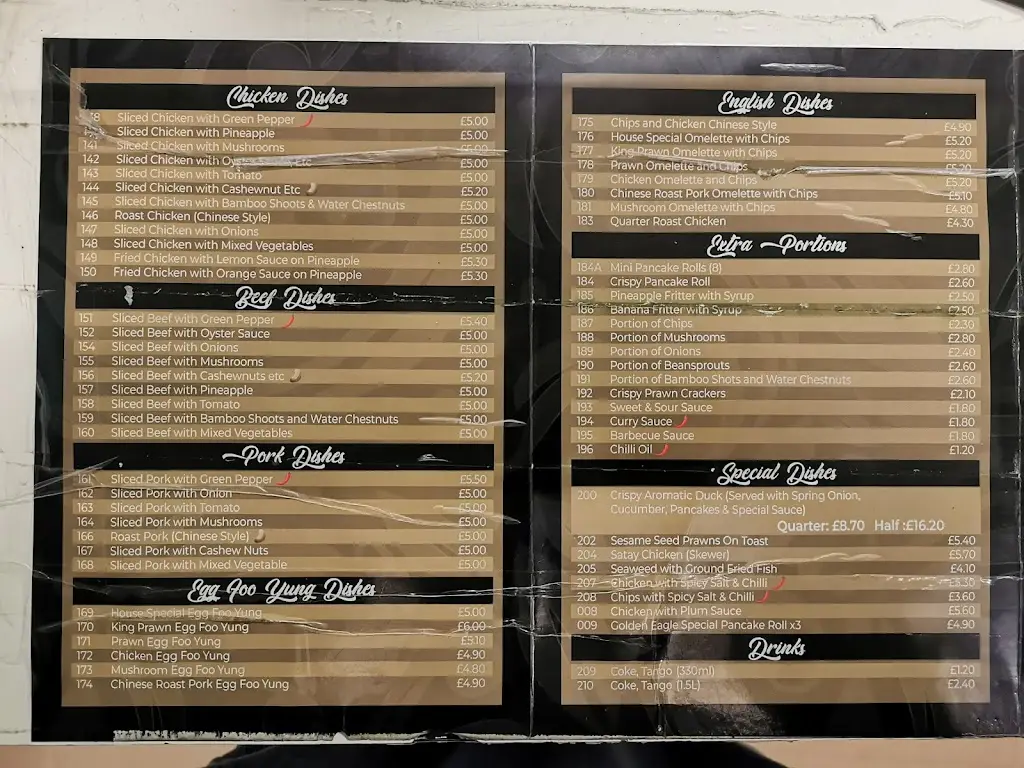 Menu_Golden Eagle_Bovington Camp_image_2