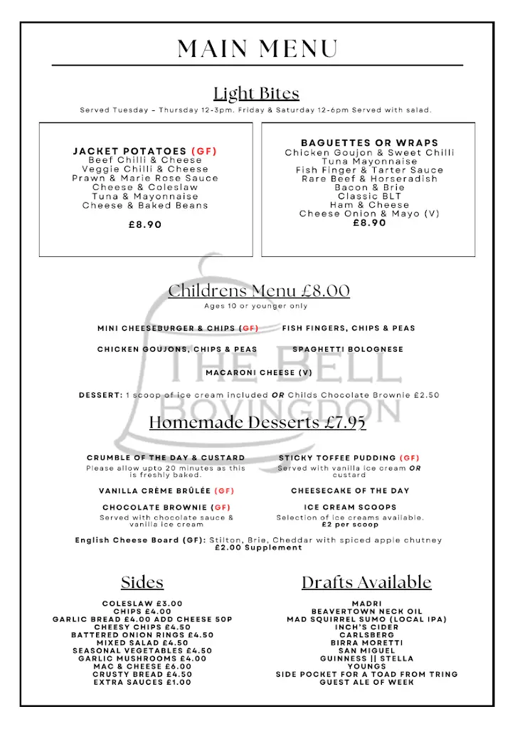 Menu_The Bell Inn Bovingdon_Bovingdon_image_3