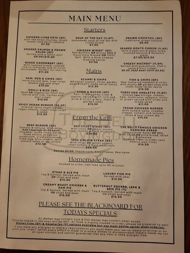 Menu_The Bell Inn Bovingdon_Bovingdon_image_4