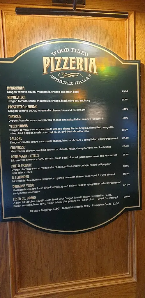 Menu_The Green Dragon_Bovingdon_image_1