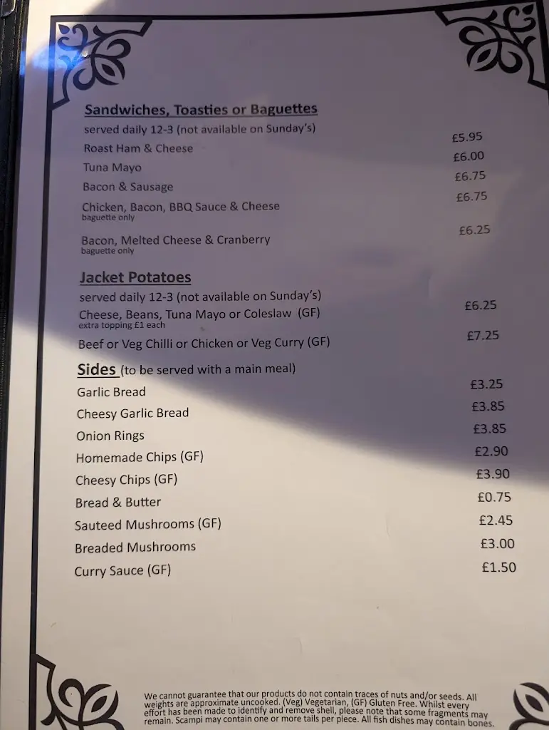 Menu_The Feathers Inn_Alrewas_image_1