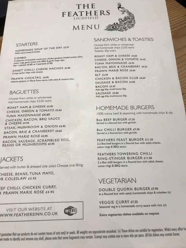 Menu_The Feathers Inn_Alrewas_image_3