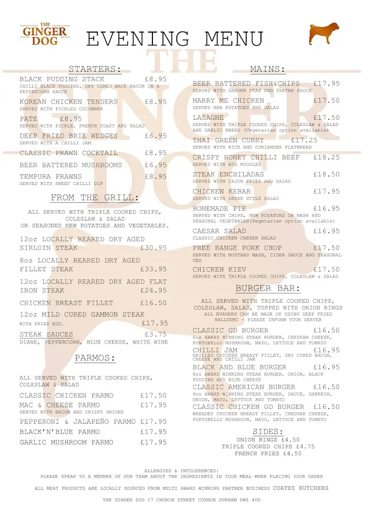 Menu_The Ginger Dog_Bowburn_image_2