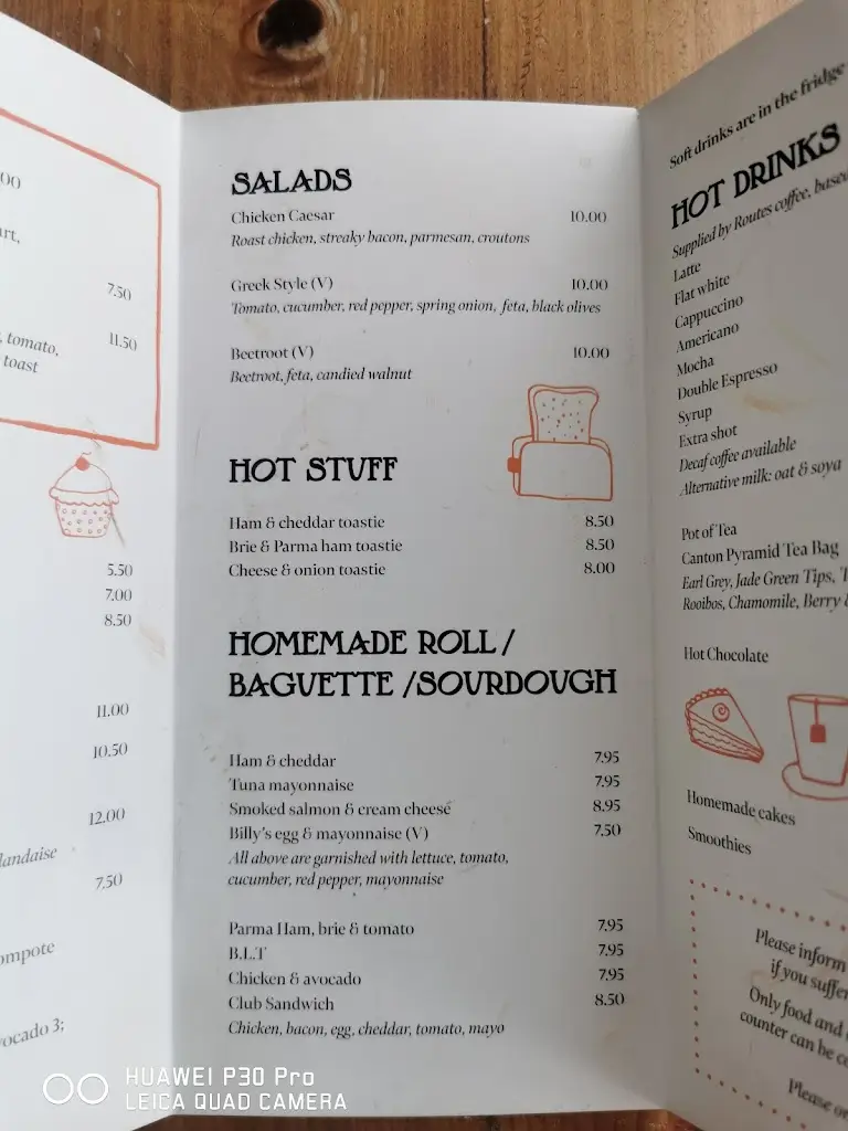 Menu_La Reine_Bourton on the Water_image_1