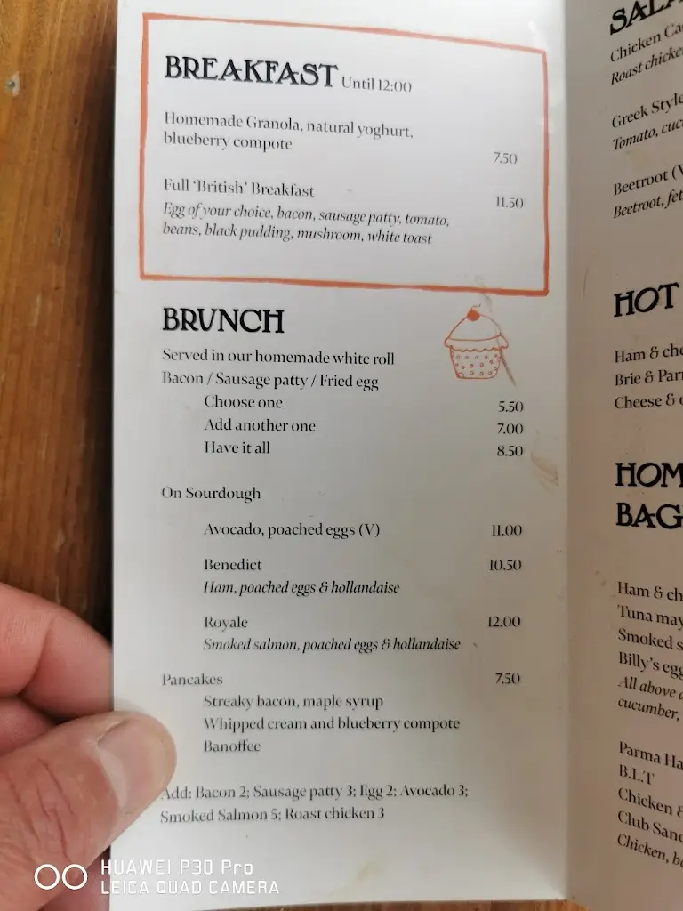 Menu_La Reine_Bourton on the Water_image_2