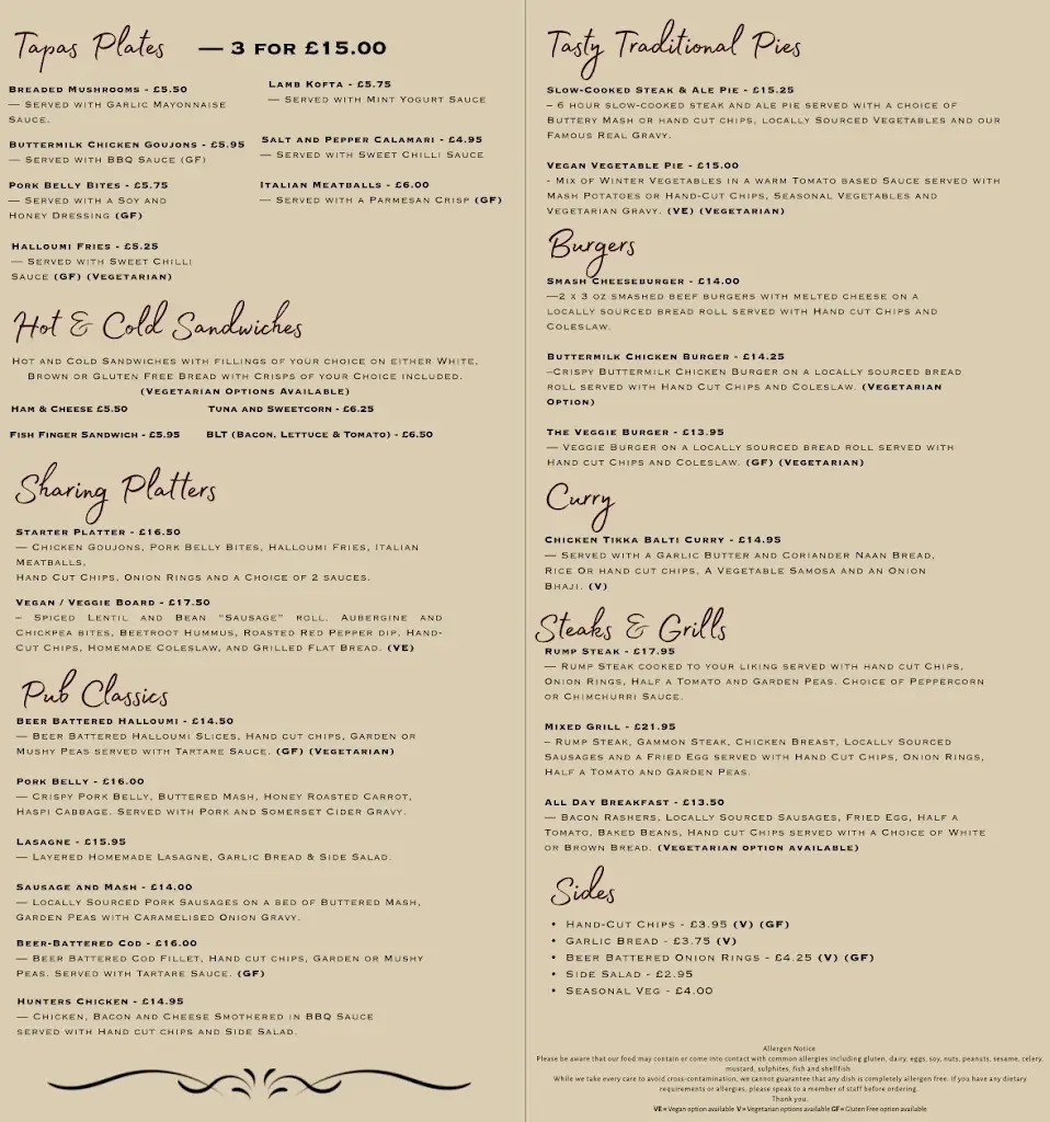 Menu_The Crown Inn_Alrewas_image_3
