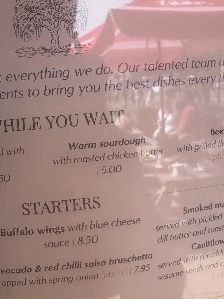 Menu_The Willow, Bourton-on-the-Water_Bourton on the Water_image_2