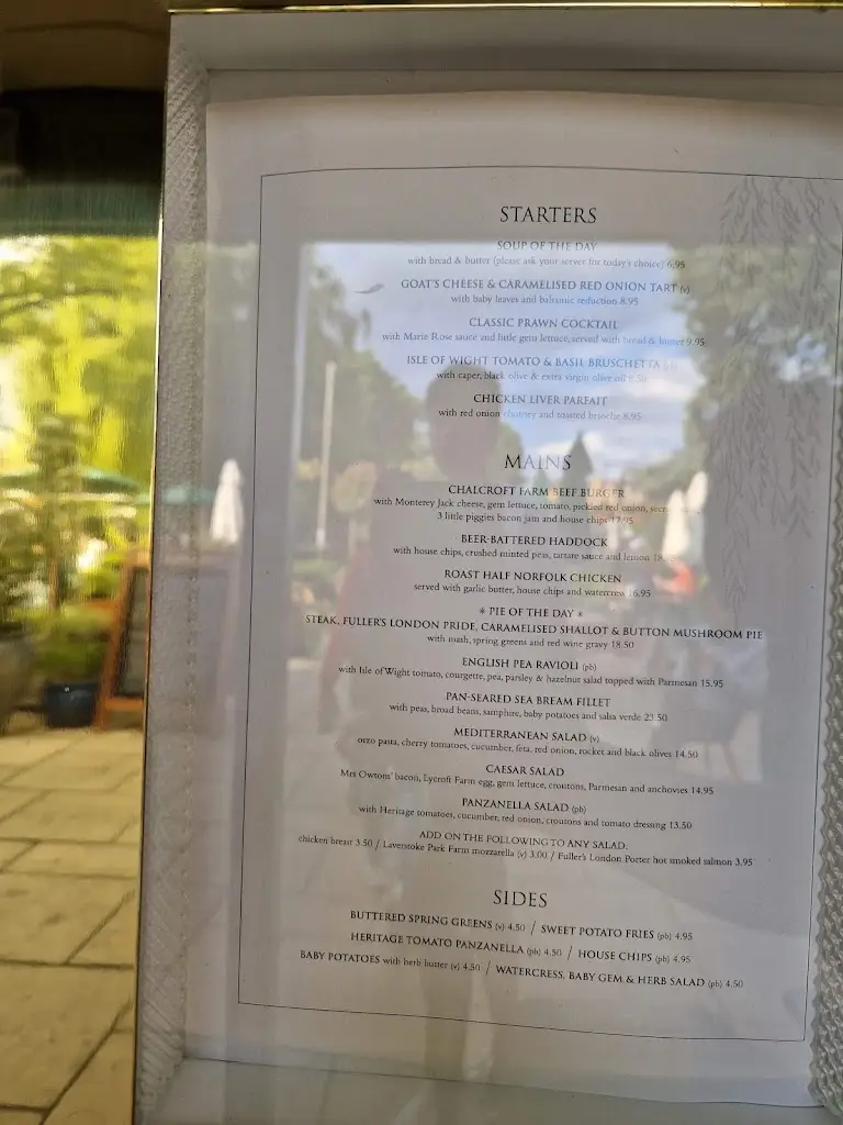 Menu_The Willow, Bourton-on-the-Water_Bourton on the Water_image_3