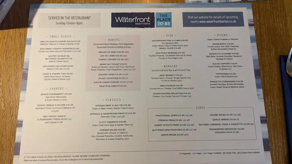 Menu_The Waterfront_Alrewas_image_3