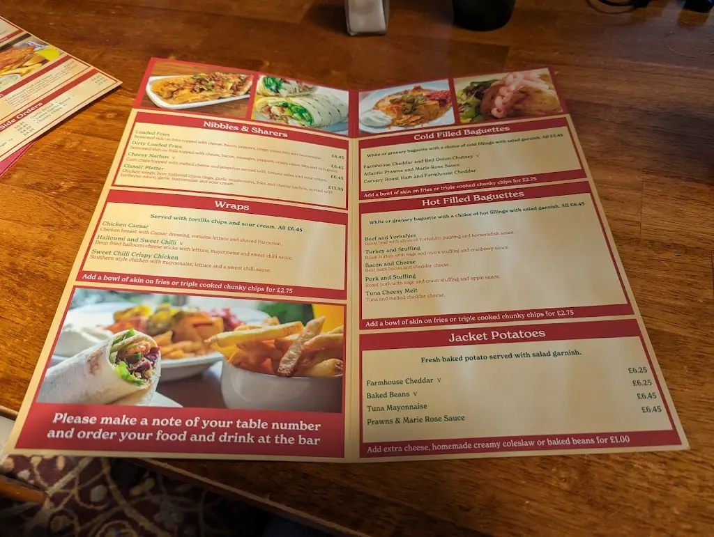 Menu_Castle Carvery - Clocktower_Bowthorpe_image_2