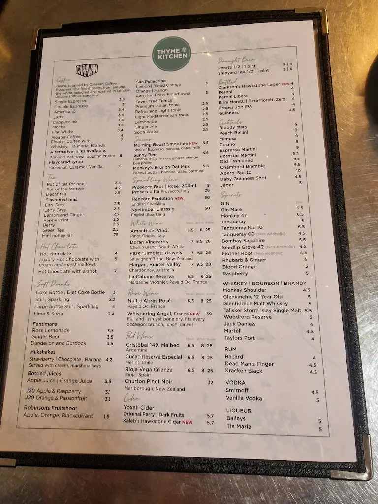 Menu_Thyme Kitchen_Alrewas_image_2