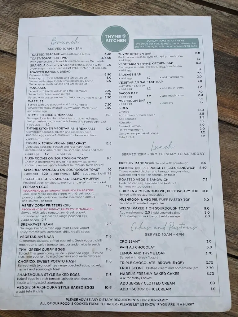 Menu_Thyme Kitchen_Alrewas_image_3