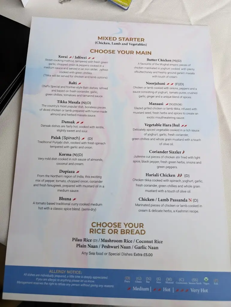 Menu_The Coriander_Bourne End_image_1