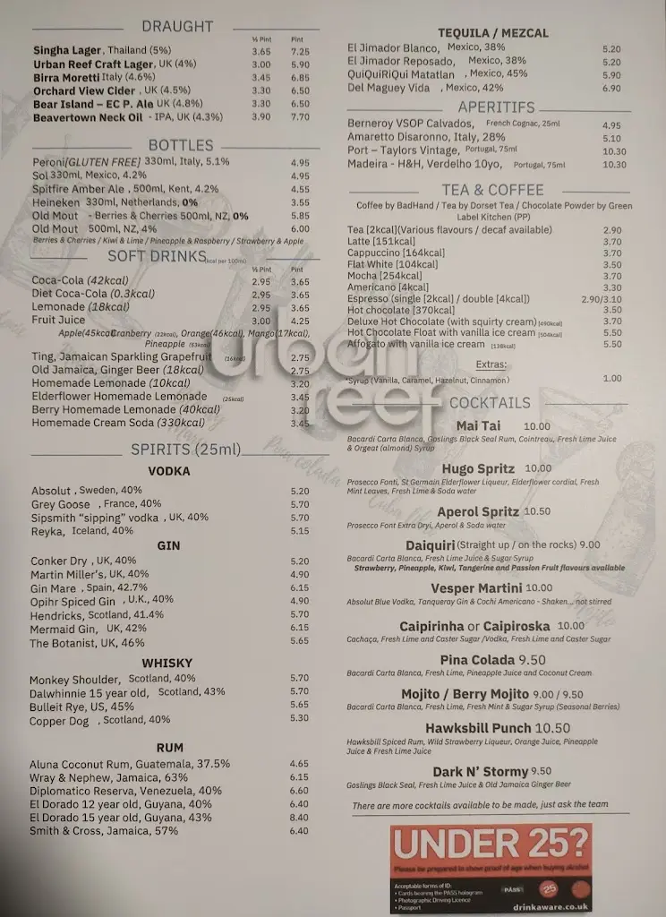 Menu_Urban Reef - Seafront Restaurant in Bournemouth_Bournemouth_image_4