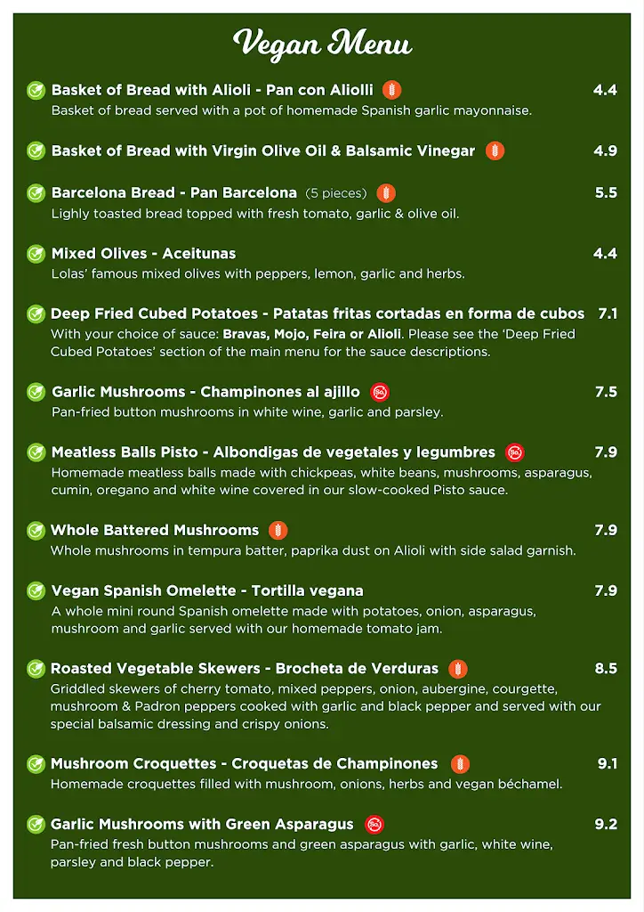 Menu_Lolas Spanish Tapas Restaurant_Bournemouth_image_2