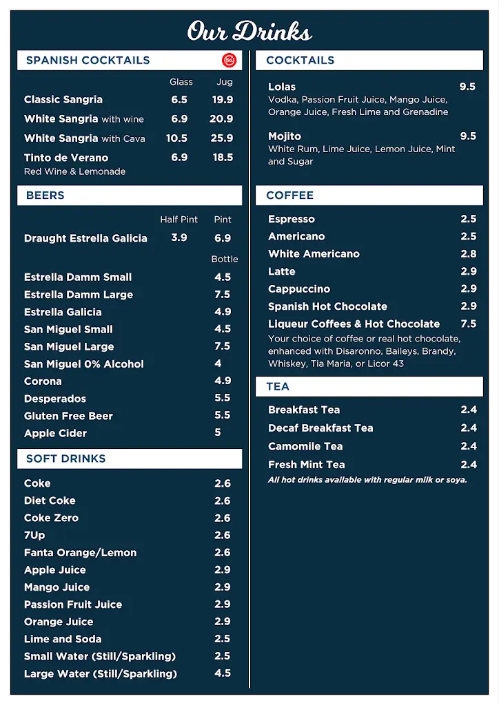 Menu_Lolas Spanish Tapas Restaurant_Bournemouth_image_3