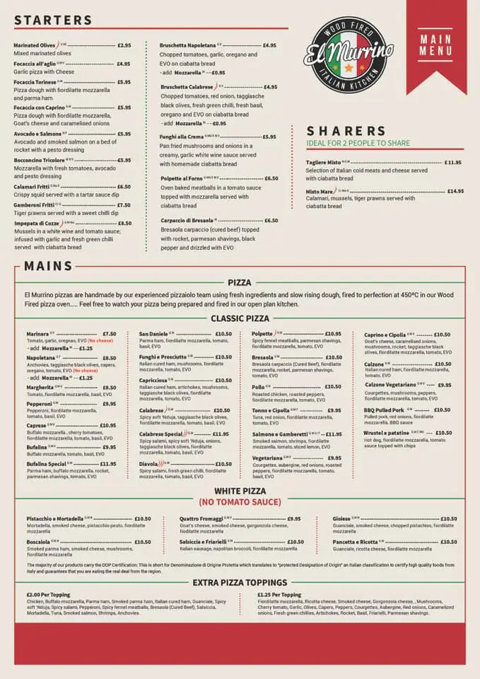 Menu_El Murrino_Bournemouth_image_4