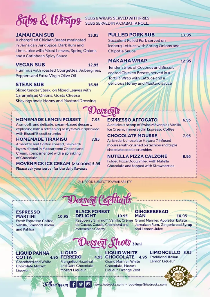 Menu_Hot Rocks_Bournemouth_image_3