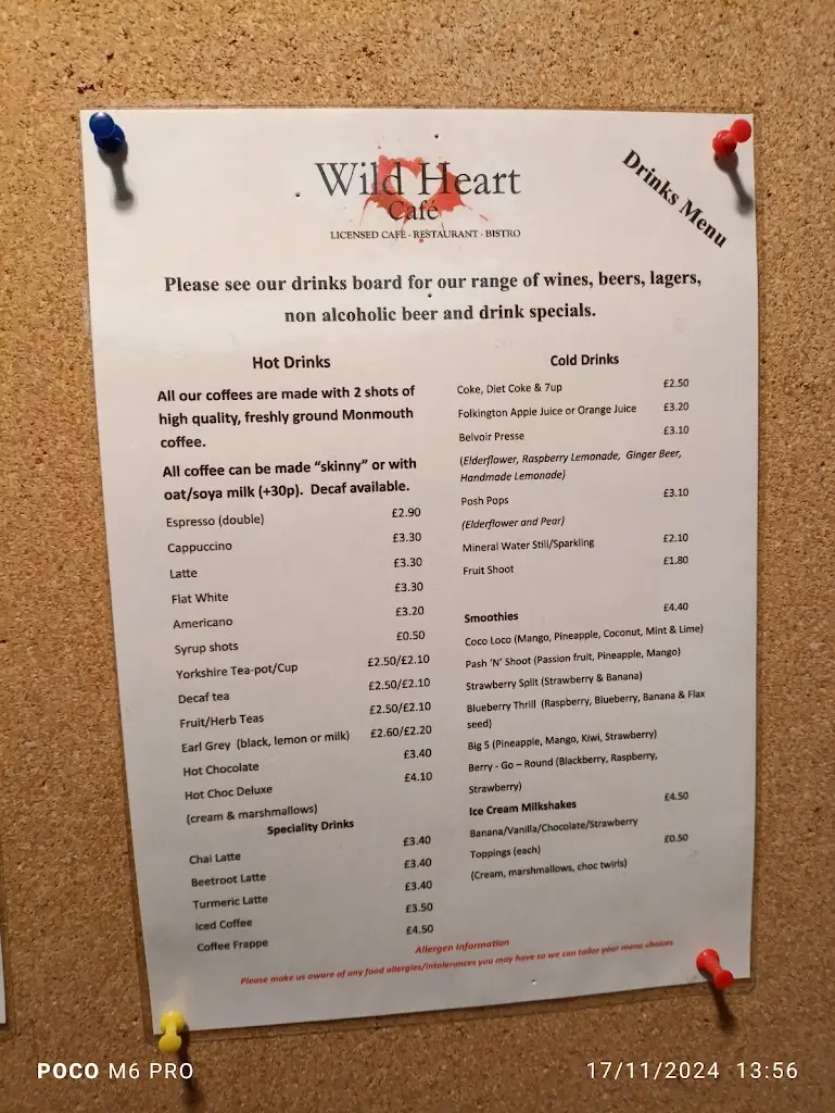 Menu_Wild Heart Café_Bourne_image_2