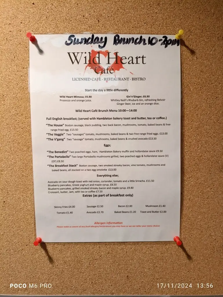 Menu_Wild Heart Café_Bourne_image_3