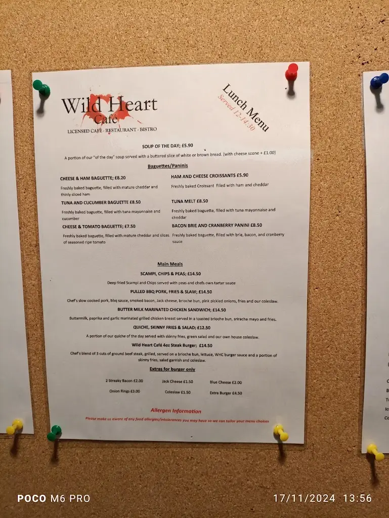 Menu_Wild Heart Café_Bourne_image_4