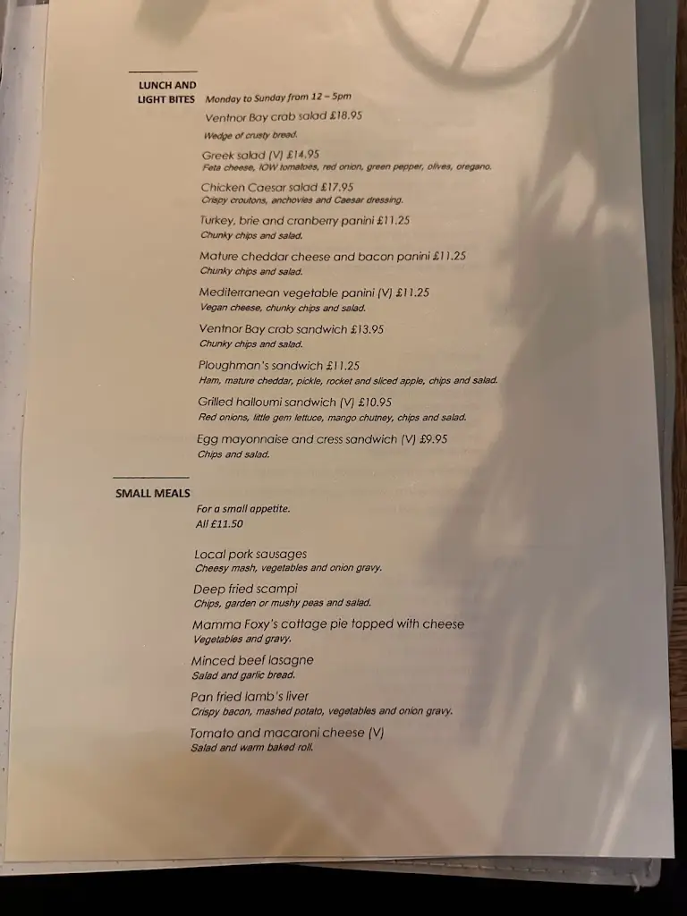 Menu_The Yarbridge Inn._Brading_image_2