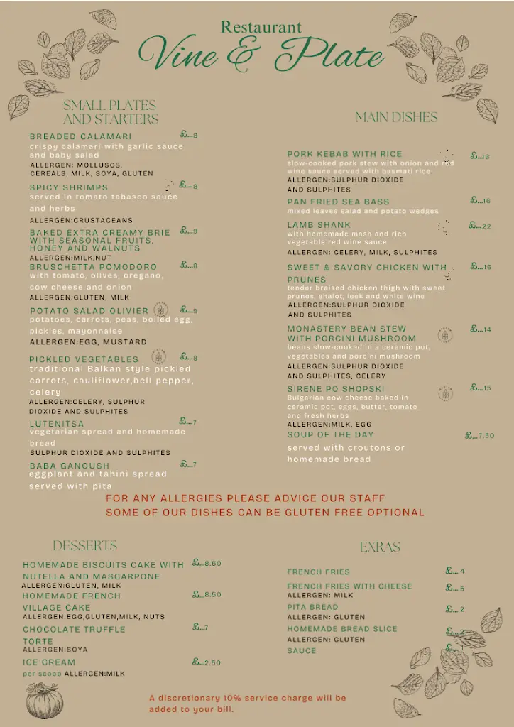 Menu_Restaurant Vine & Plate_Box_immagine_1