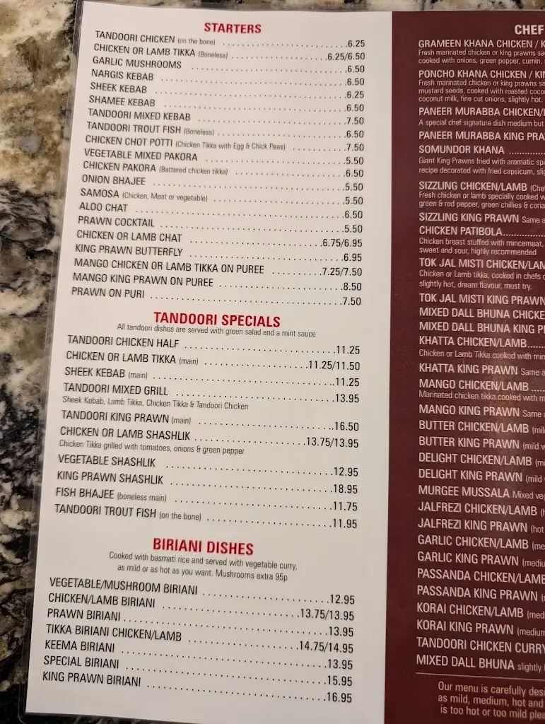 Menü_The Bengal Bear_Box_Bild_3