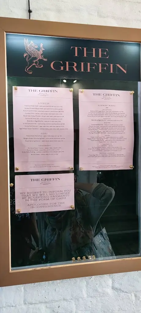 Menu_The Griffin_Amersham_imagen_4