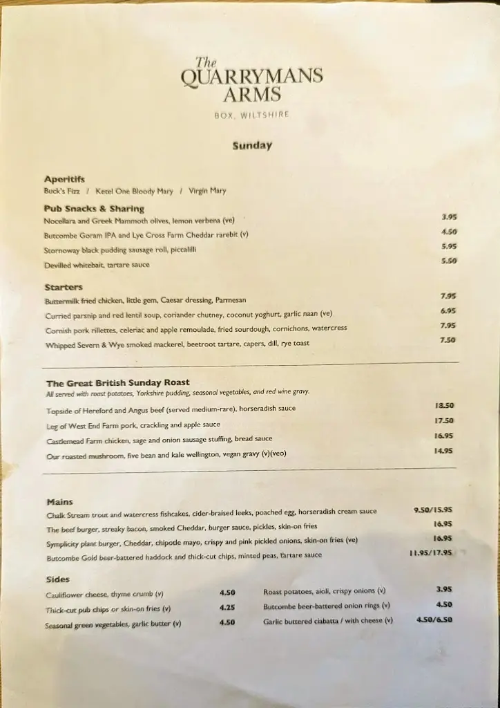 Menu_The Quarrymans Arms, Box Hill_Box_image_4