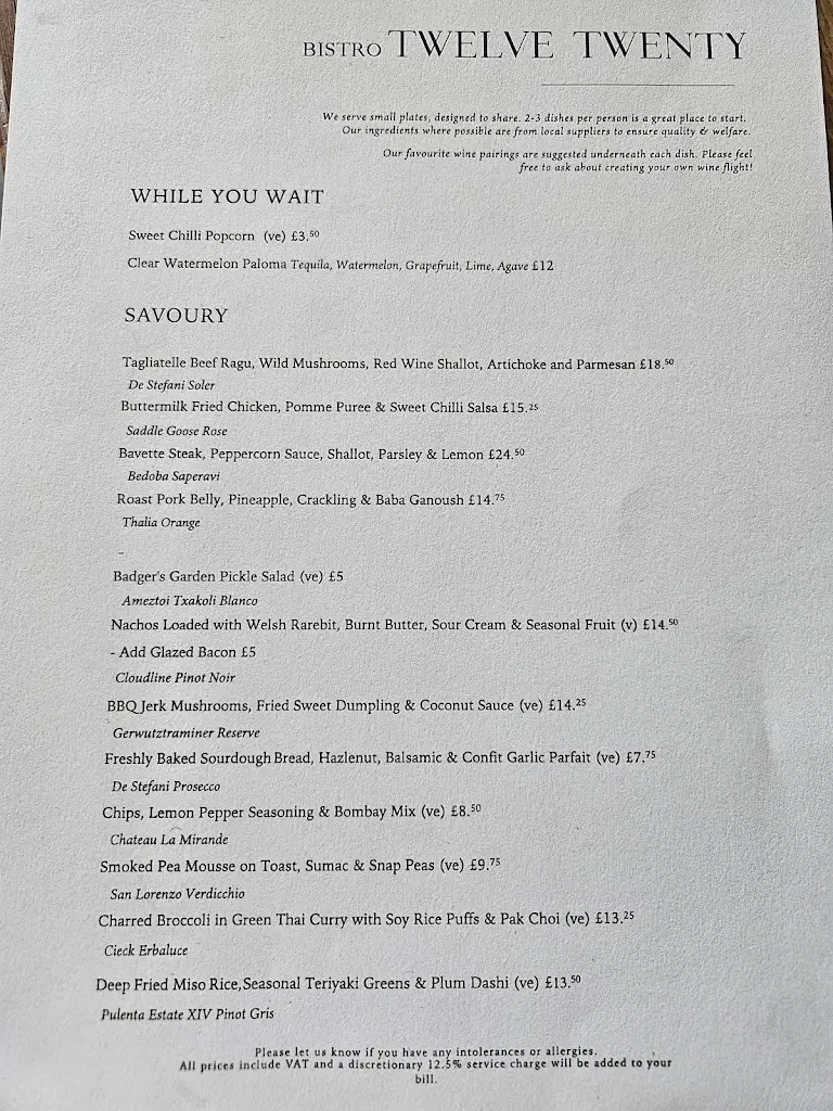 Menu_Bistro Twelve Twenty_Amersham_image_1