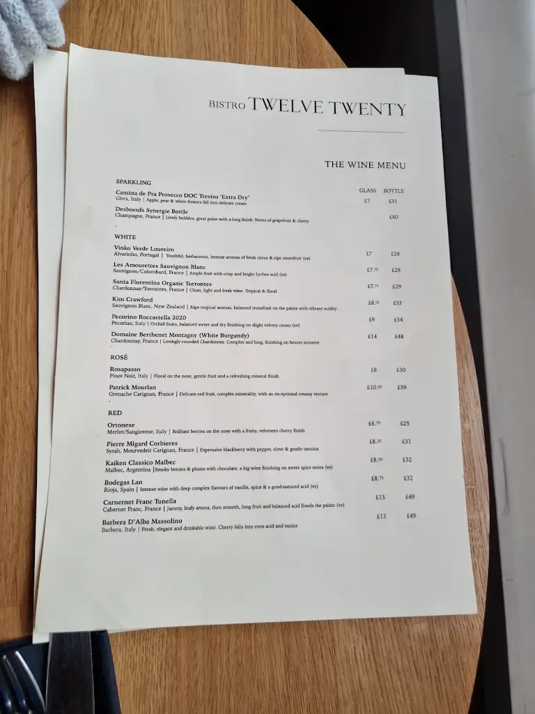 Menu_Bistro Twelve Twenty_Amersham_image_3