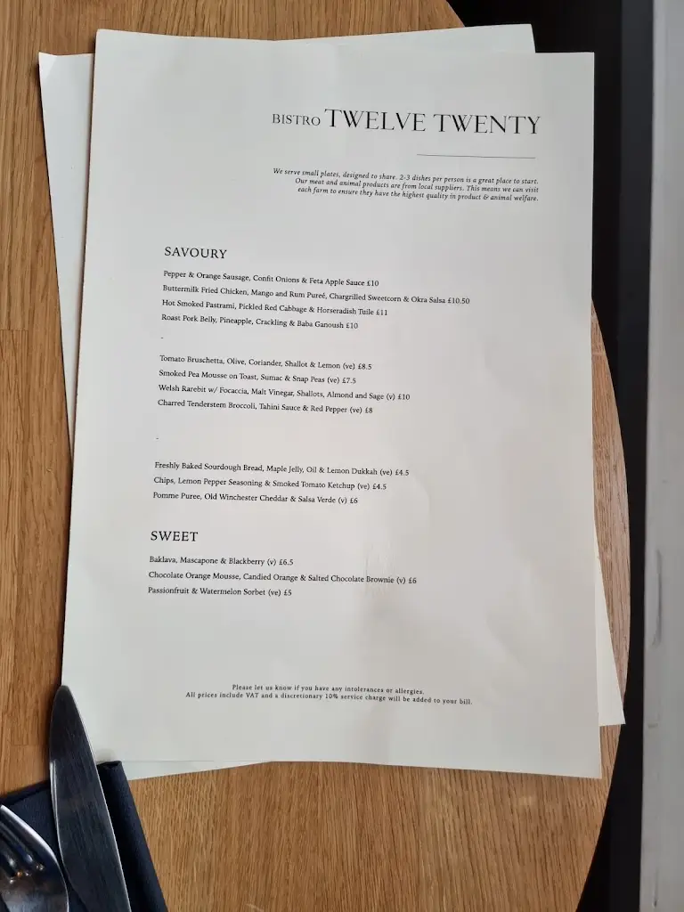 Menu_Bistro Twelve Twenty_Amersham_image_4