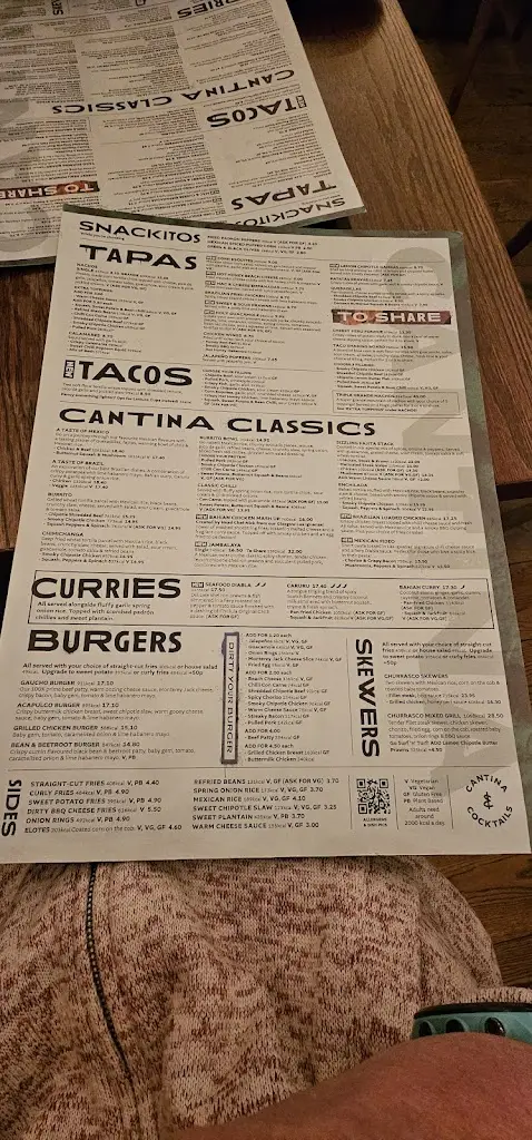 Menu_Las Iguanas - Bracknell_Bracknell_immagine_1