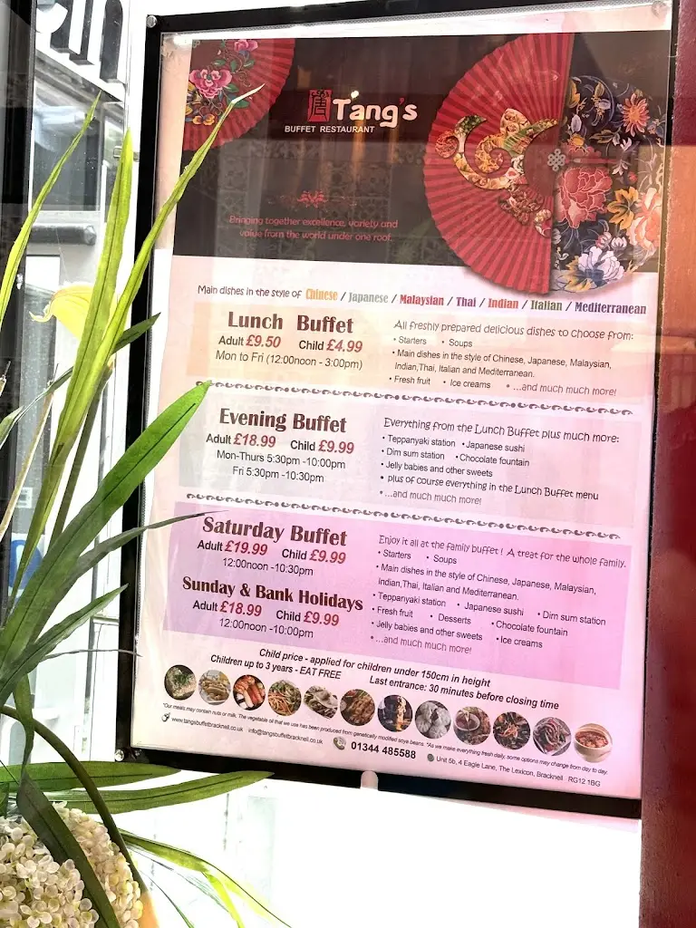 Menu_Tang's Buffet Bracknell_Bracknell_image_1