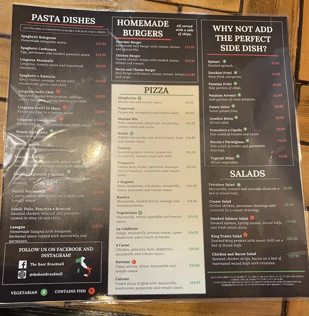 Menu_The Boot Italian Gastropub_Bracknell Forest_image_3