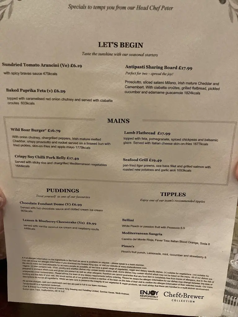 Menu_The Homestead_Bracebridge Heath_image_1