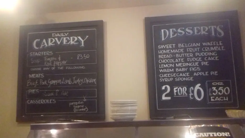 Menu_The Bull_Bracebridge Heath_image_2