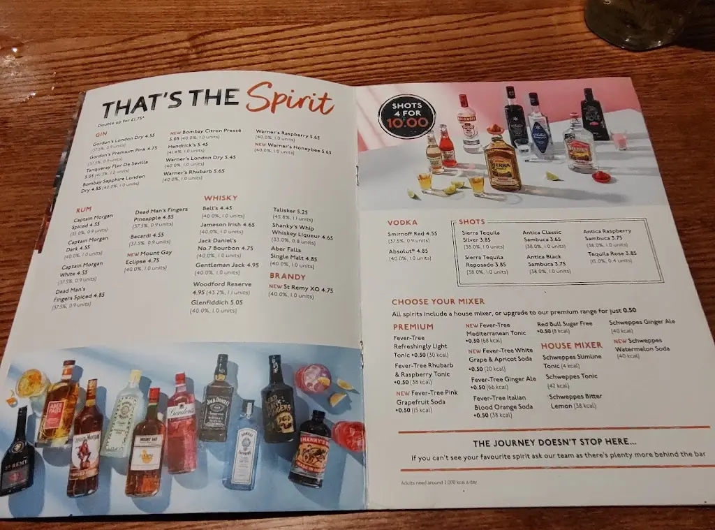 Menu_Mill Lodge Beefeater_Bracebridge Heath_immagine_2