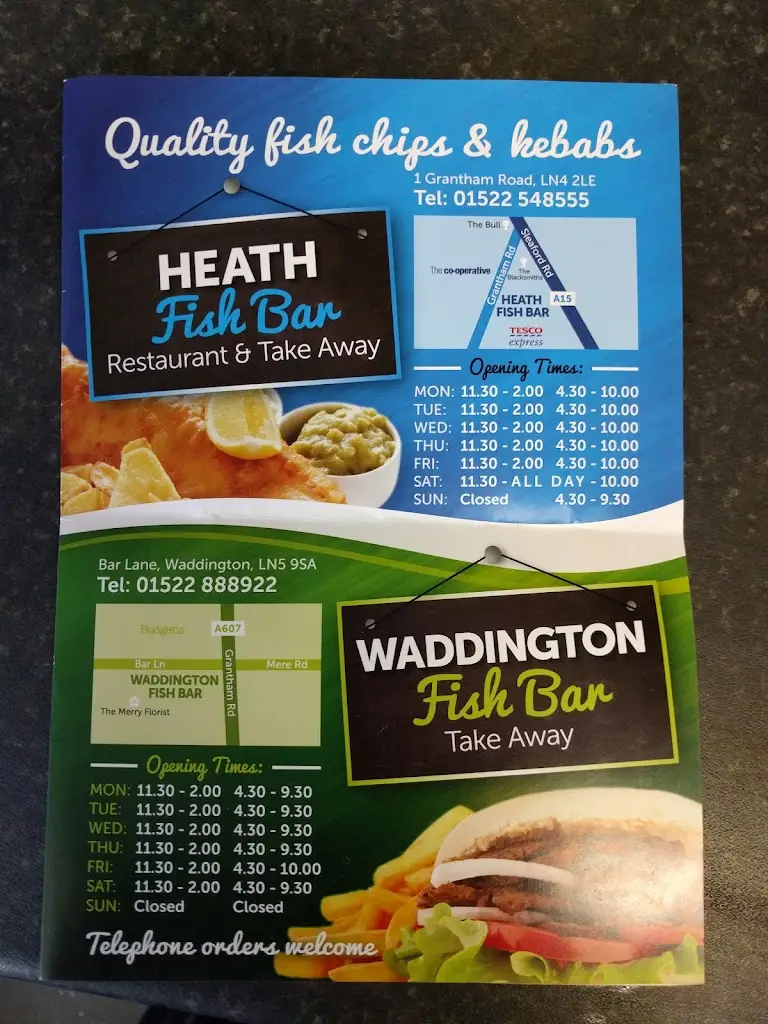 Menu_Heath Fish Bar_Bracebridge Heath_image_1